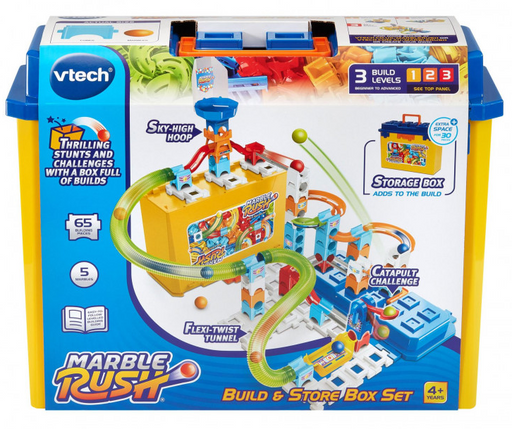 Vtech Marble Rush Build & Store Box Set Ages:4+
