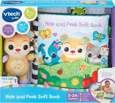 Vtech Whats Inside Hide N Peek Soft Book