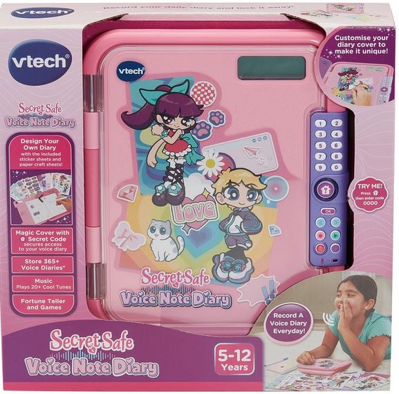 Vtech Secret Safe Voice Note Diary 