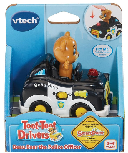Vtech Toot-toot Drivers Beau Bear The Police Officer