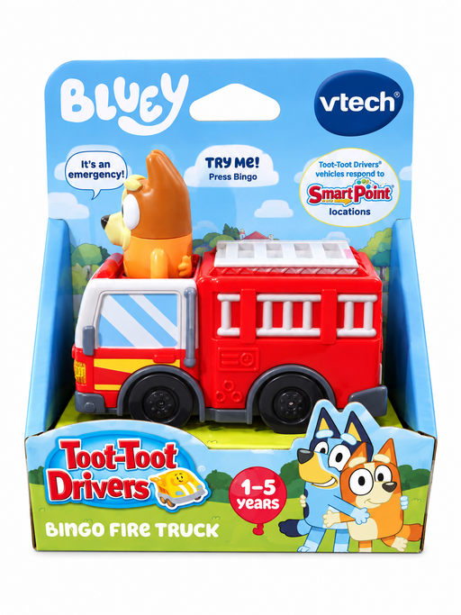 Vtech Toot-toot Drivers Bluey Vehicles - Bingo Fire Truck