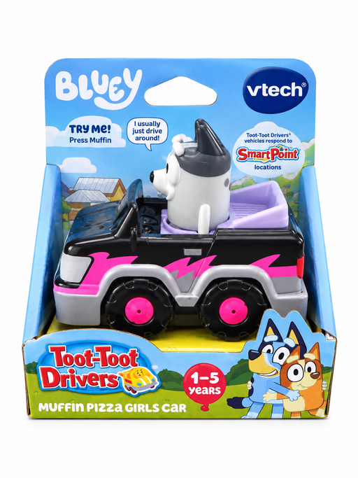 Vtech Toot-toot Drivers Bluey Vehicles - Muffin Pizza Girls Car