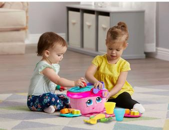 Leap Frog Shapes And Sharing Picnic Basket Pink Ages:6 M+