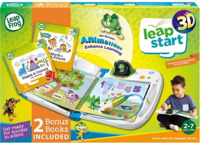 Leap Frog Leapstart 3d + 2 Bonus Books Age:2-7 Years