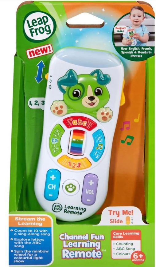 Leap Frog Learning Lights Remote Scout Ages:6m+