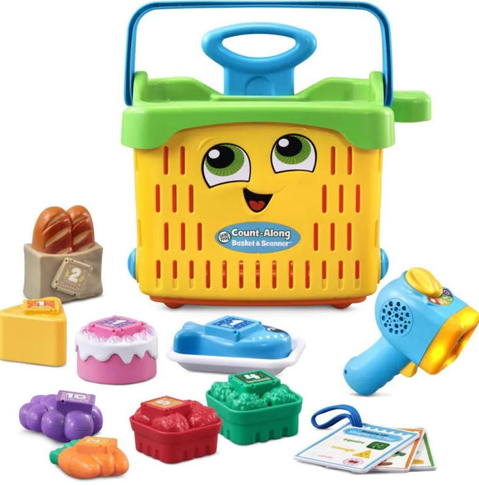 Leap Frog Count A-long Shopping Basket & Scanner Ages:2 Y+