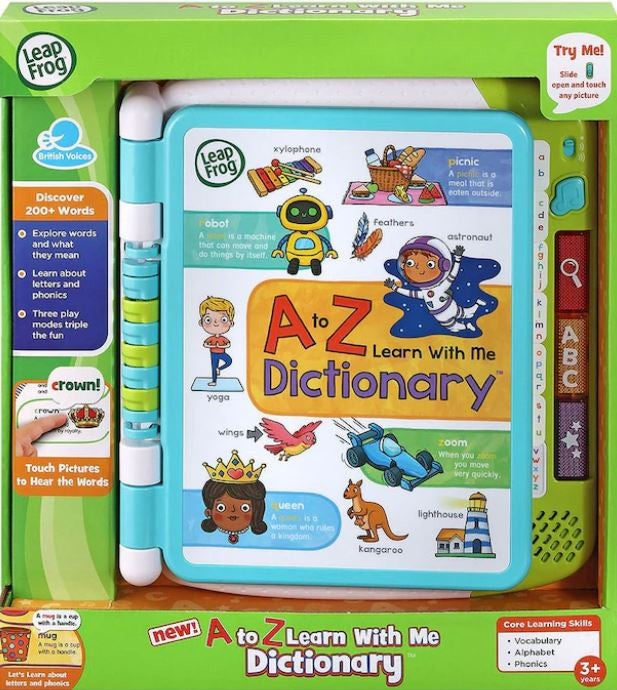 Leap Frog A To Z Learn With Me Dictionary Ages:3+