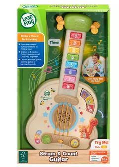Leap Frog Strum And Count Wooden Guitar