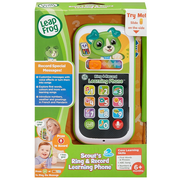 Leap Frog Scout's Ring & Record Learning Phone