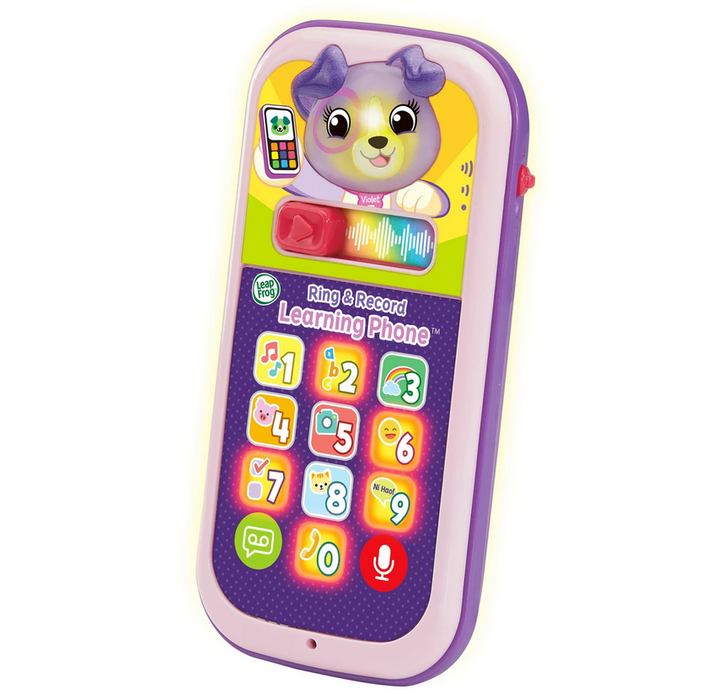 Leap Frog Violet's Ring & Record Learning Phone