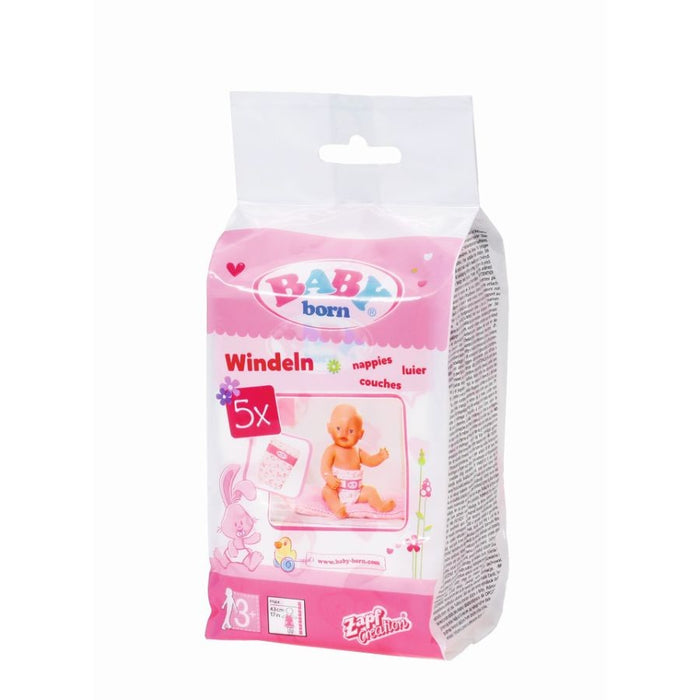 Baby Born Nappies 5pc Pack