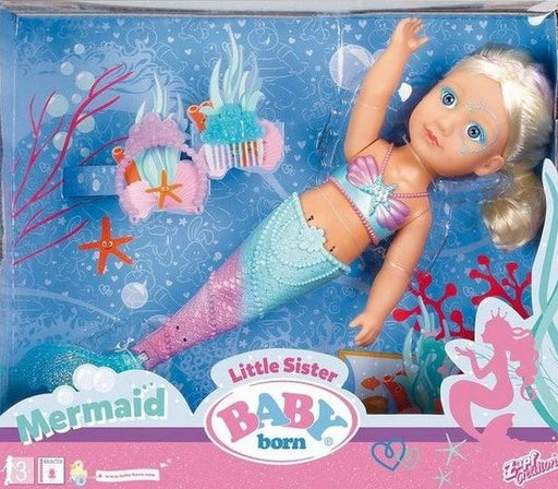 Babyborn Little Sisiter Mermaid Doll