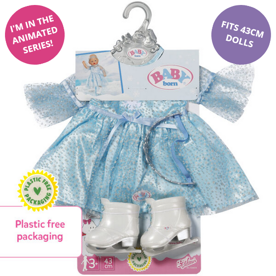 Baby Born Princess On Ice 43cm Outfit