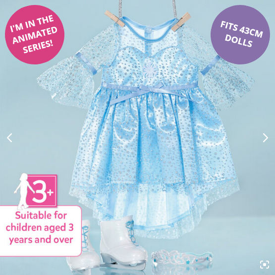 Baby Born Princess On Ice 43cm Outfit