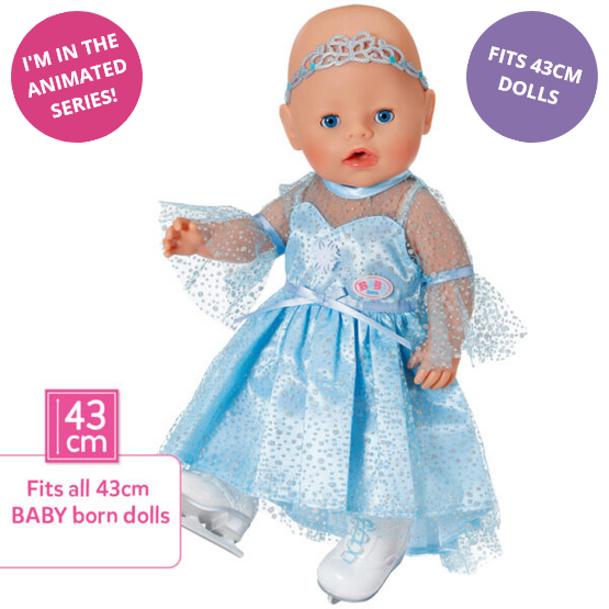 Baby Born Princess On Ice 43cm Outfit