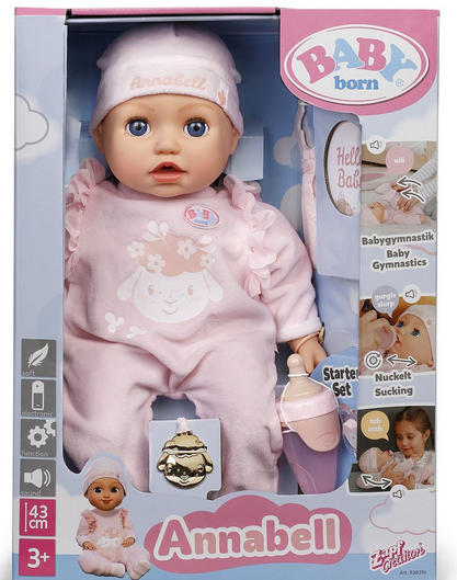 Baby Annabell Active Annabell 43cm Baby Doll