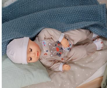 Baby Born Anna 36cm Doll In Beige Jumpsuit