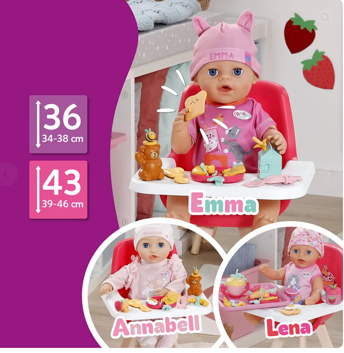 Baby Born Click & Play Breakfast Set