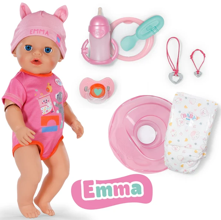 Baby Born Emma Click N Play Doll 43cm