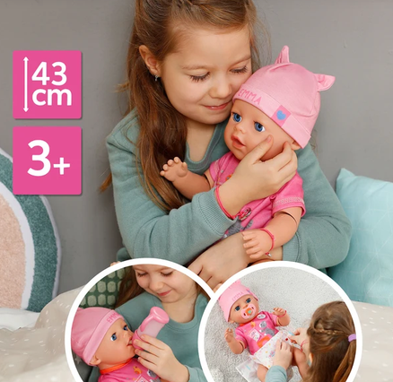 Baby Born Emma Click N Play Doll 43cm
