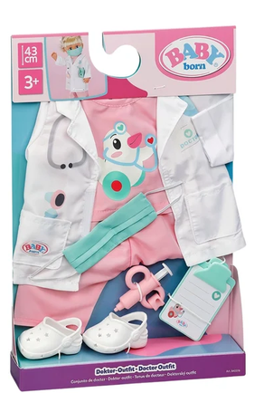 Bbay Born Click N Play Doctor Outfit 43cm 