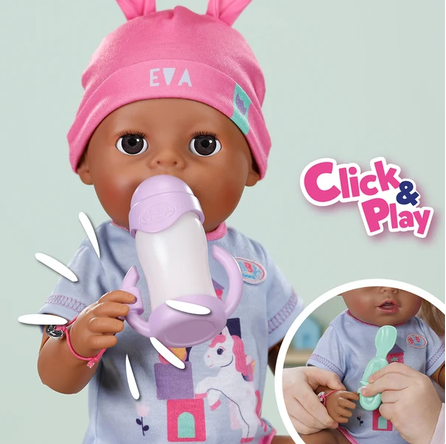 Baby Born Eva Click N Play 43cm Doll
