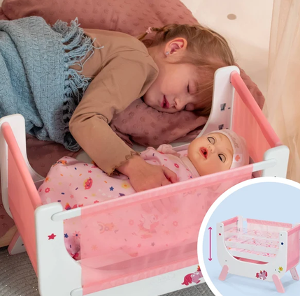 Bay Born Unicorn Beside Cradle