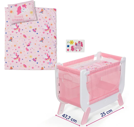 Bay Born Unicorn Beside Cradle