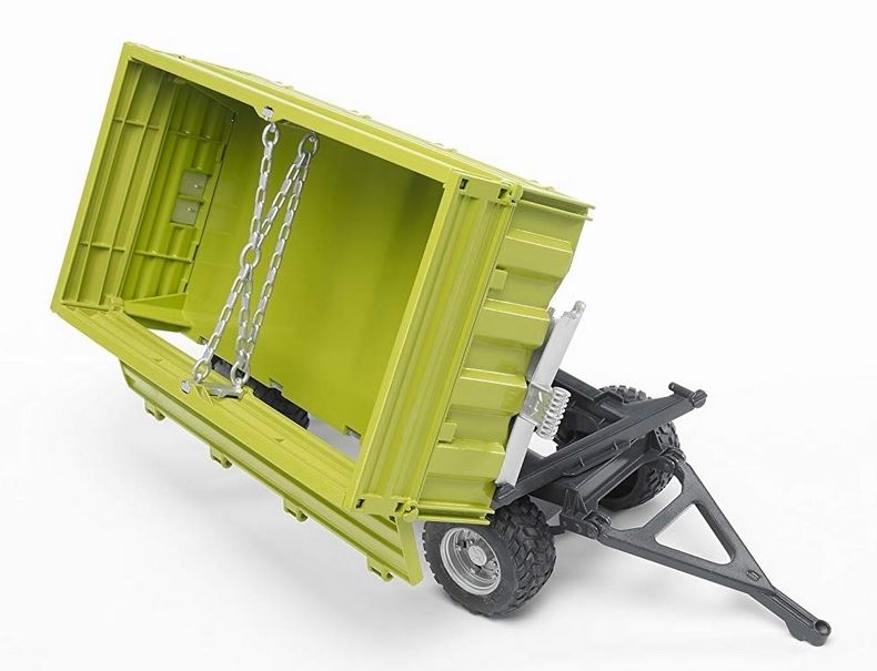 Bruder Agriculture Fliegl 3 Way Tipping Trailer With Removable Top