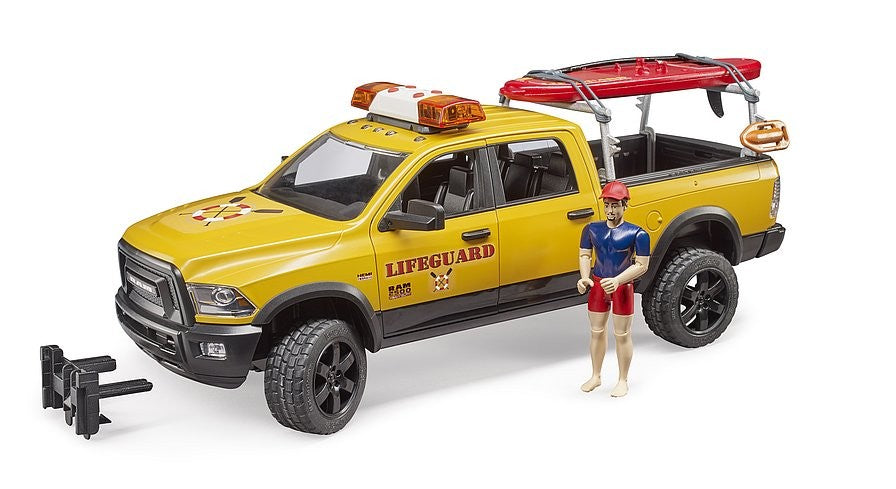 Bruder 1:16 Ram 2500 Power Wagon Life Guard With Figure