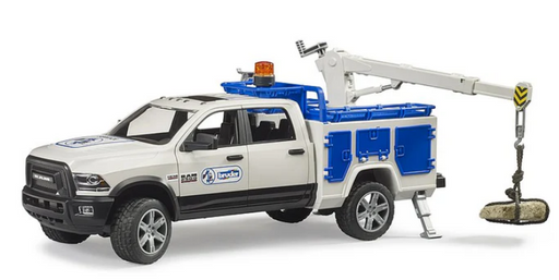 Bruder Emergency Ram 2500 Service Truck With Rotating Beacon Light