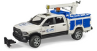 Bruder Emergency Ram 2500 Service Truck With Rotating Beacon Light