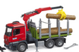 Bruder Forestry Mercedes Arocs Timber Truck With Loading Crane Garbage & Trunks