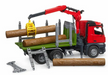 Bruder Forestry Mercedes Arocs Timber Truck With Loading Crane Garbage & Trunks