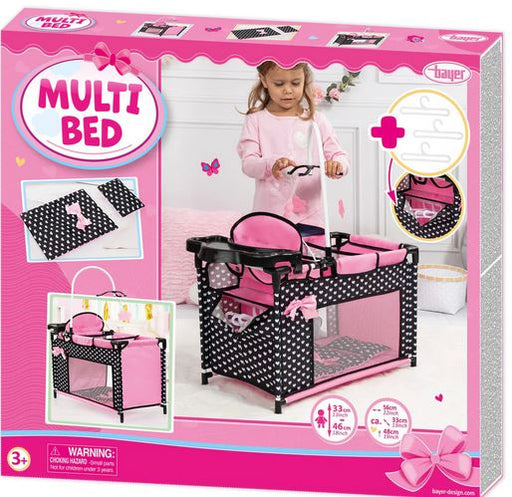 Bayer Doll Bed-cot & Highchair Set