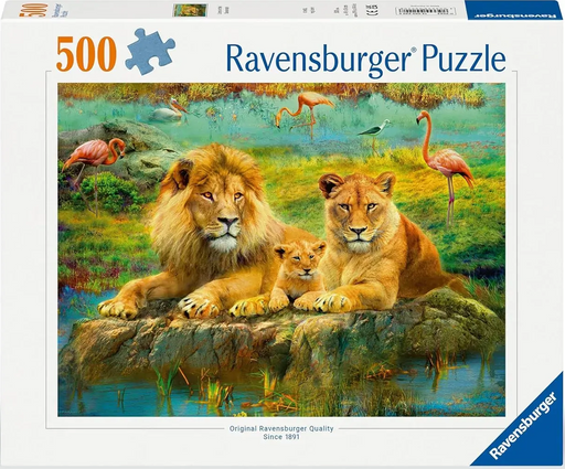 Ravensburger - Lions In The Savanna 500pc Puzzle