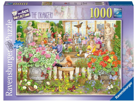 Ravensburger Cozy Cafe No 2 The Orangery 1000 Pc Puzzle Rb01081-4