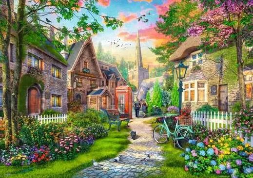 Ravensburger Church Lane 1000 Pc Puzzle