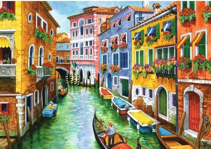 Ravensburger Gondola Ride 300 Large Pc Puzzle Rb01355-6