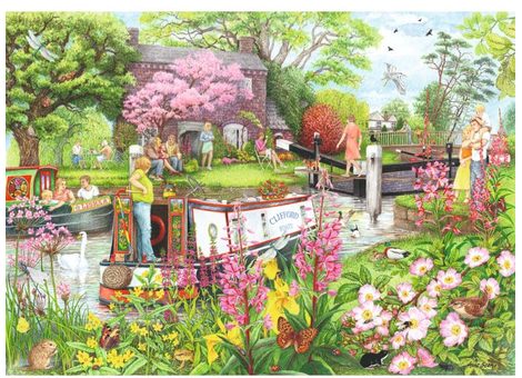 Ravensburger - Cosy Cafe No.4: River Cafe 1000pc Puzzle