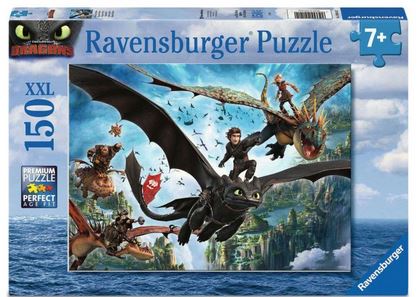 Ravensburger How To Train Your Dragon & Heroes 150 Xxl Pc Puzzle Rb04141-2