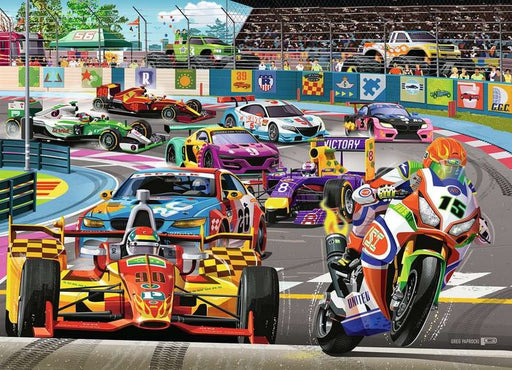 Ravensburger Racetrack Rally 60 Pc Puzzle