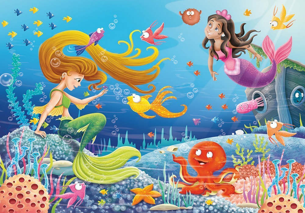 Rb 60pc Mermaid Tales Puzzle