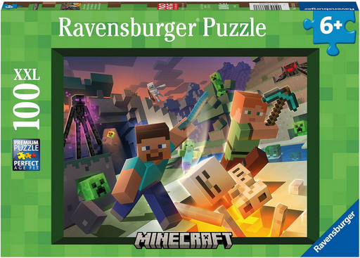 Ravensburger Monster Minecraft 100 Pc Puzzle Rb13333-8