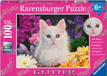 Ravenburger Glitter Mit Glitzer Kitten 100 Xxl Pc Puzzle