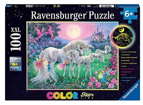Ravensburger Unicorns In The Moonlight 100pc Puzzle