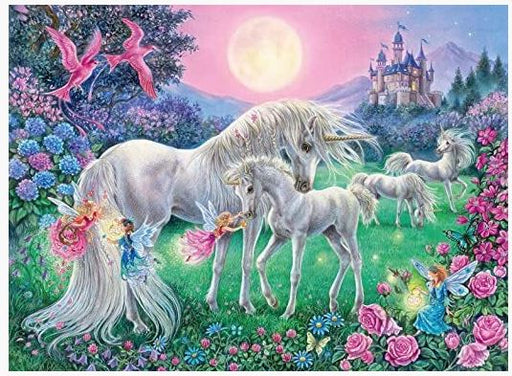 Ravensburger Unicorns In The Moonlight 100pc Puzzle