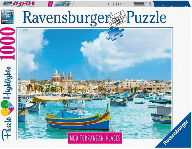 Rb14978-0 Mediterranean Malta 1000pc Puzzle