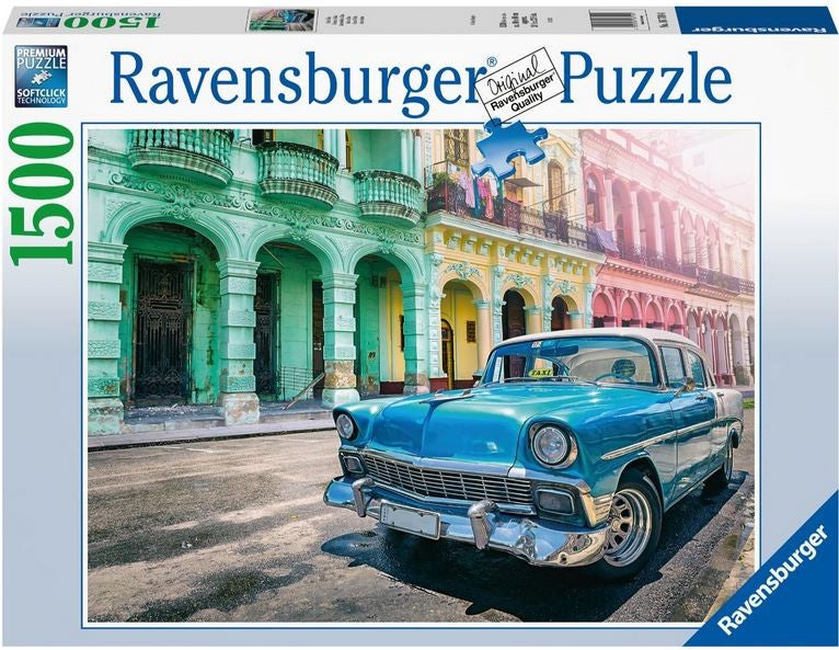 Rb16710-4 1500 Pc Cars Of Cuba Puzzle
