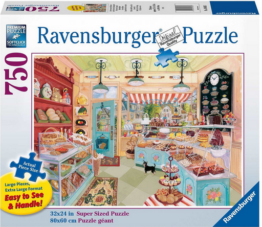 Ravensburger Corner Bakery 750 Pc Large Format Puzzle Rb16803-0